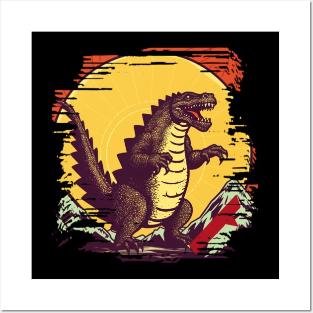 Godzilla Wall Art by Pixy Official